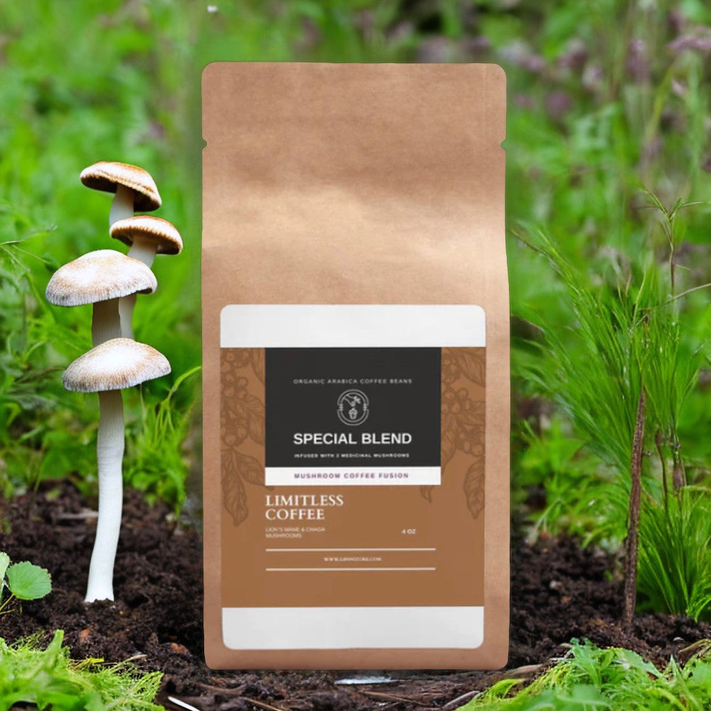 Limitless Mushroom Coffee Fusion - Lion’s Mane & Chaga 4oz