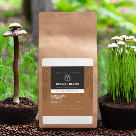 Limitless Mushroom Coffee Fusion - Lion’s Mane & Chaga 4oz